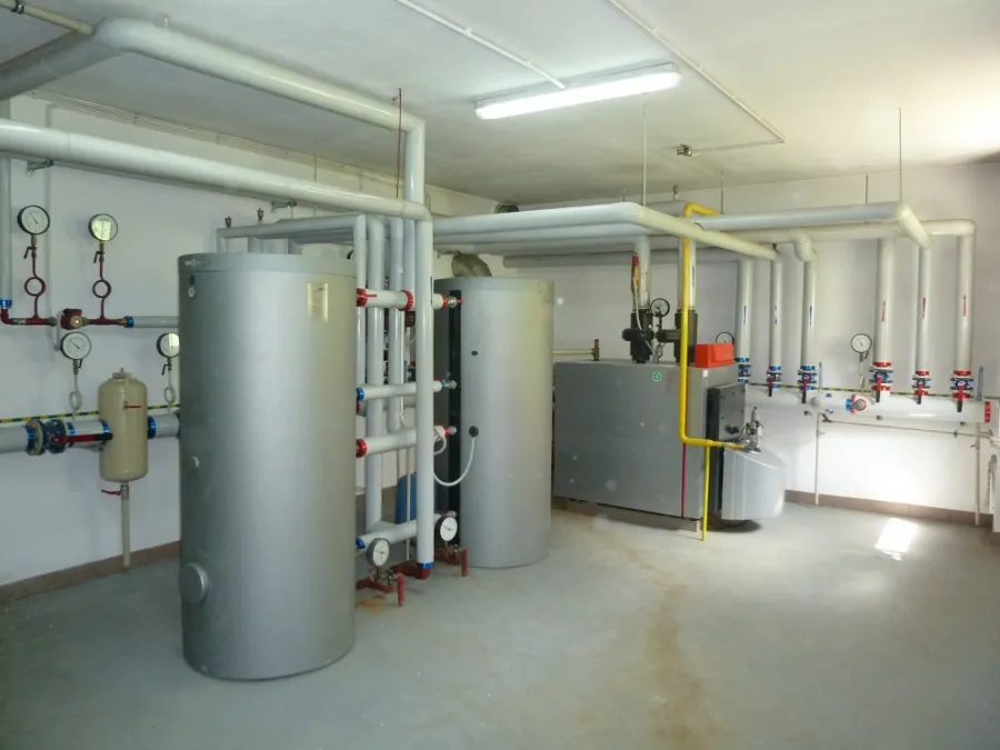 Instalacja w pomieszczeniu technicznym